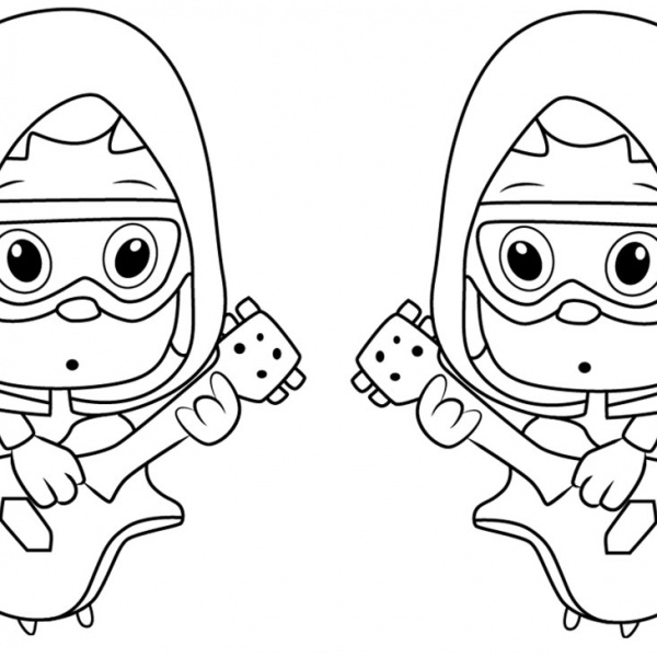 Bubble Guppies Coloring Pages Characters Gil - Free Printable Coloring
