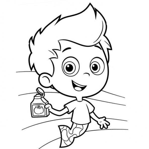 Bubble Guppies Coloring Pages Bubble Kitty - Free Printable Coloring Pages