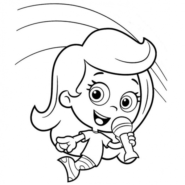 Bubble Guppies Coloring Pages Gil and Goby - Free Printable Coloring Pages