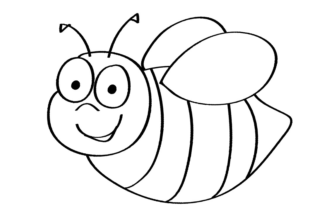 Bumble Bee Printable Coloring Pages