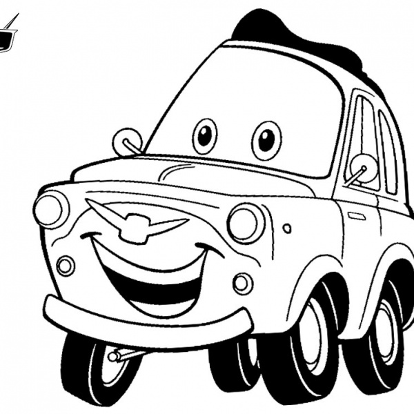 Cars 2 Pixar Coloring Pages Skectch Drawing - Free Printable Coloring Pages
