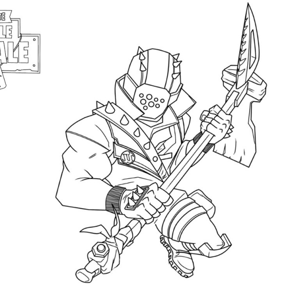 Fortnite Coloring Pages Fanart Character Drawing - Free Printable ...