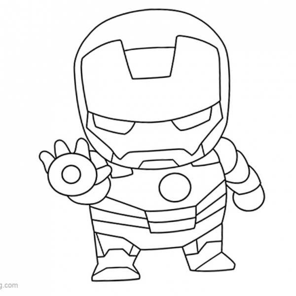 Chibi Iron Man Coloring Pages MINI MK VI by b-danerous - Free Printable ...