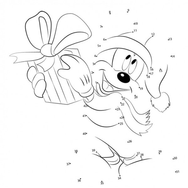 Christmas Disney Coloring Pages - Free Printable Coloring Pages