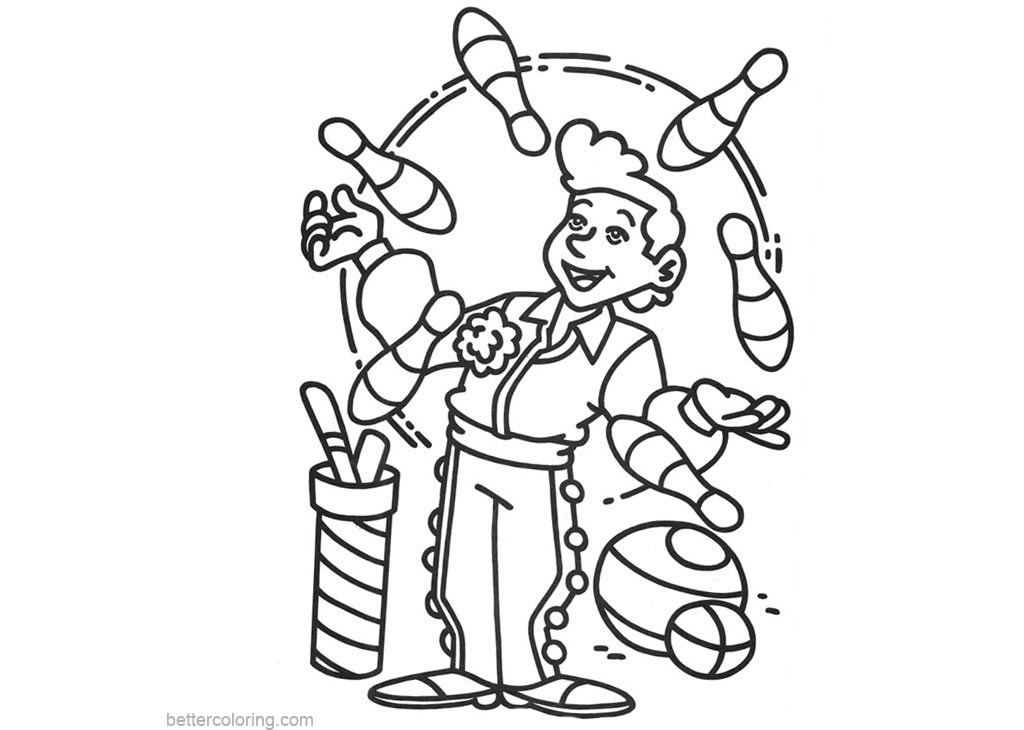 Circus Coloring Pages Clipart Free Printable Coloring Pages