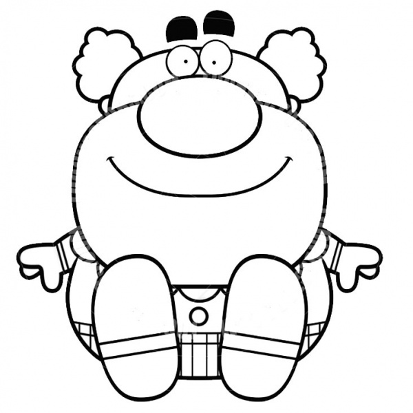 Clowns Coloring Pages - Free Printable Coloring Pages