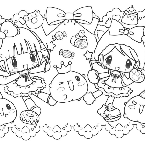 cute food coloring pages cartoon watermelon free printable coloring pages