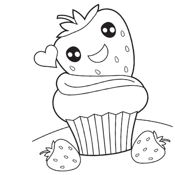 cute food coloring pages cartoon watermelon free printable coloring pages