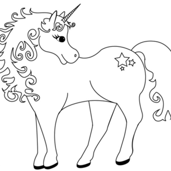 Coloring Pages of Unicorn Head - Free Printable Coloring Pages