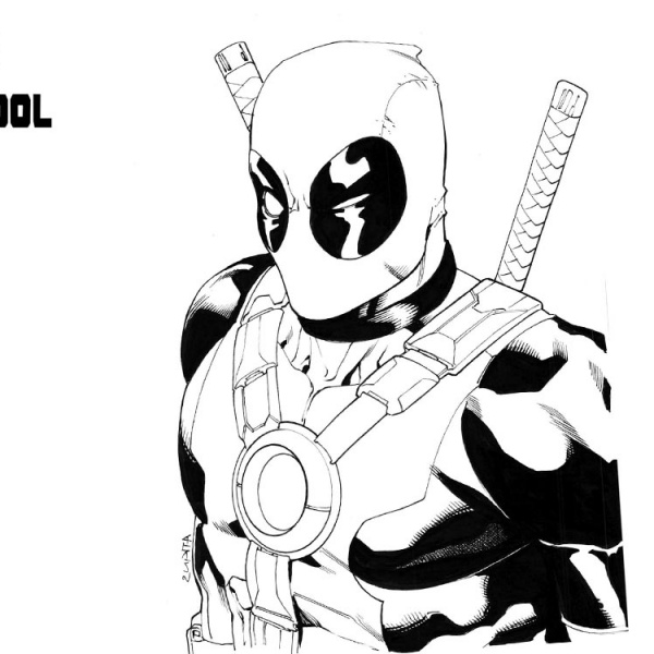 Baby Deadpool Coloring Pages - Free Printable Coloring Pages