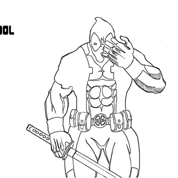 Deadpool Coloring Pages Take Selfie with Spiderman - Free Printable ...