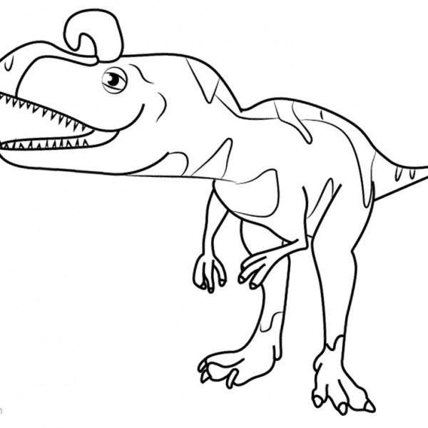 dino train coloring pages