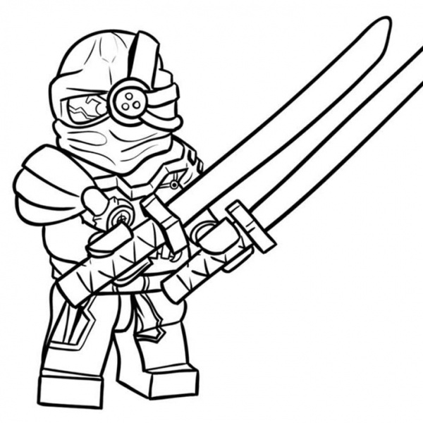 Lego Ninjago Evil Green Coloring Pages - Free Printable Coloring Pages