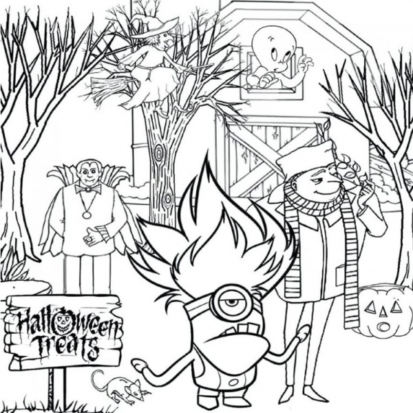 Download Minion Coloring Pages - Free Printable Coloring Pages