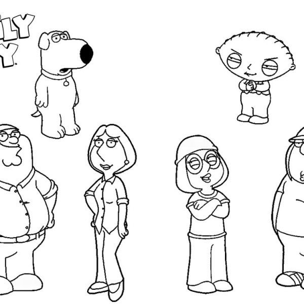 Family Guy Coloring Pages - Free Printable Coloring Pages