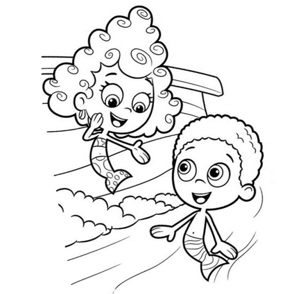 Molly from Bubble Guppies Coloring Pages - Free Printable Coloring Pages