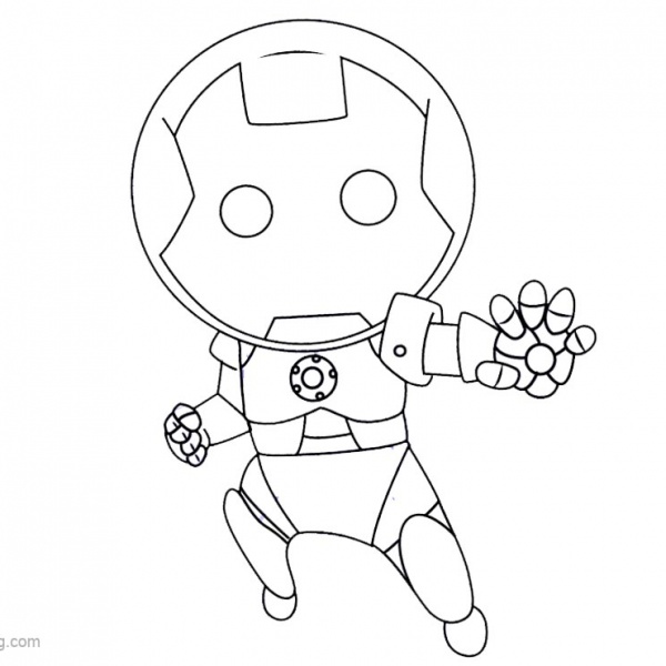 Chibi Iron Man Coloring Pages MINI MK VI by b-danerous - Free Printable ...