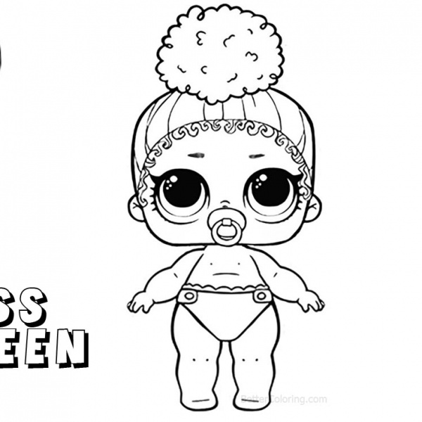 LOL Coloring Pages Series 3 Lil SPF QT - Free Printable Coloring Pages