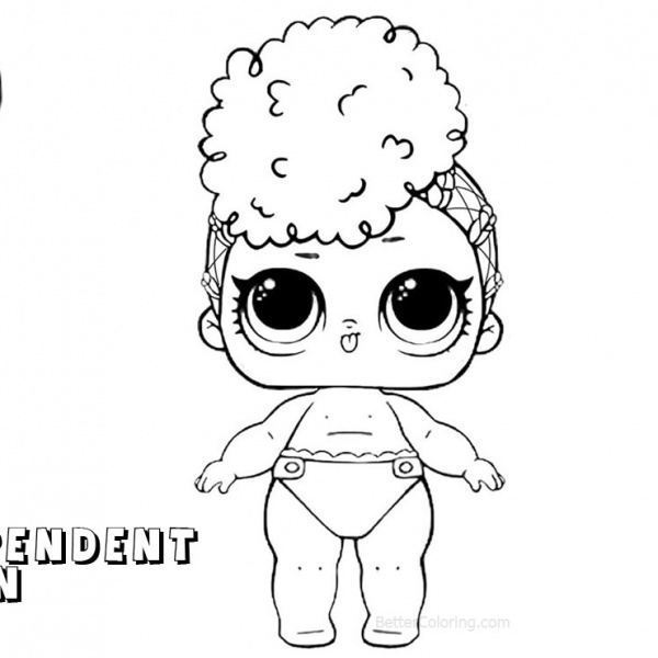 LOL Coloring Pages Series 3 Boss Queen - Free Printable Coloring Pages