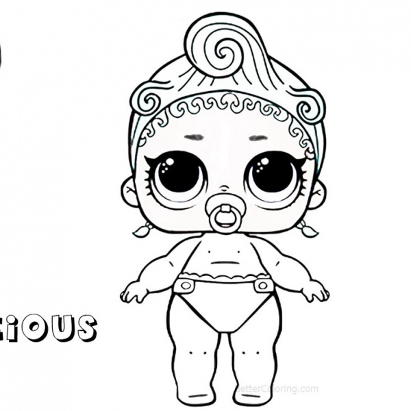 LOL Coloring Pages Series 3 Boss Queen - Free Printable Coloring Pages