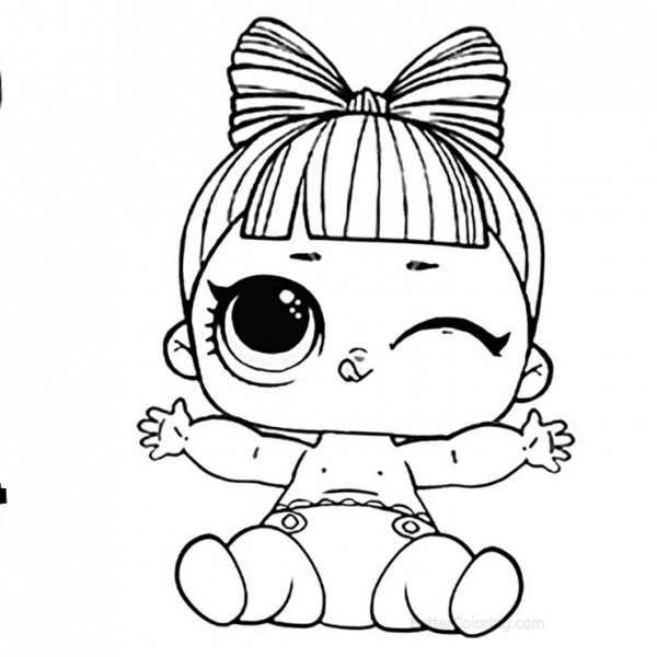 LOL Coloring Pages Series 3 Lil Sleepy Bones - Free Printable Coloring