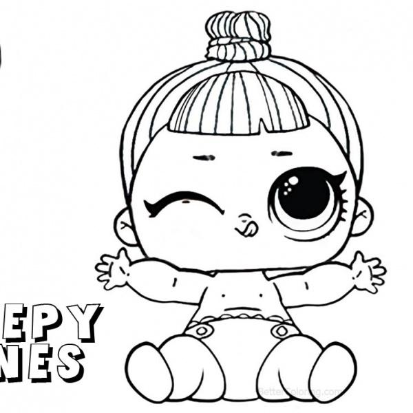 LOL Coloring Pages Series 3 Boss Queen - Free Printable Coloring Pages