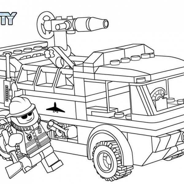 Lego City Coloring Pages Ship - Free Printable Coloring Pages