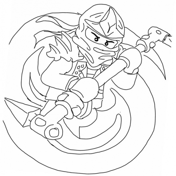 Evil Green Lego Ninjago Coloring Pages - Free Printable Coloring Pages