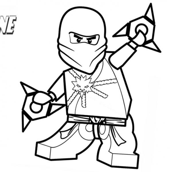 Cole from Lego Ninjago Coloring Pages Lineart - Free Printable Coloring ...