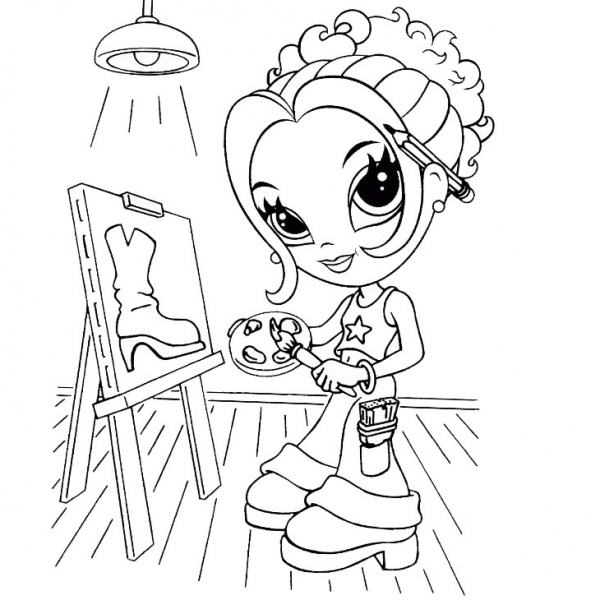 Lisa Frank Coloring Pages Black and White - Free Printable Coloring Pages