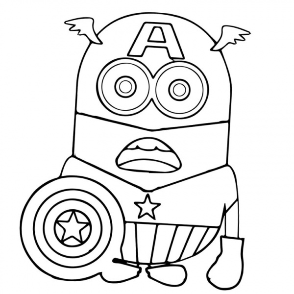 Despicable Me Minion Coloring Pages Motorcycle Running - Free Printable ...