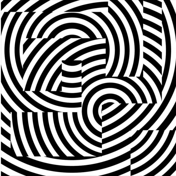 Optical Illusion Coloring Pages Abstract Vector Seamless - Free ...