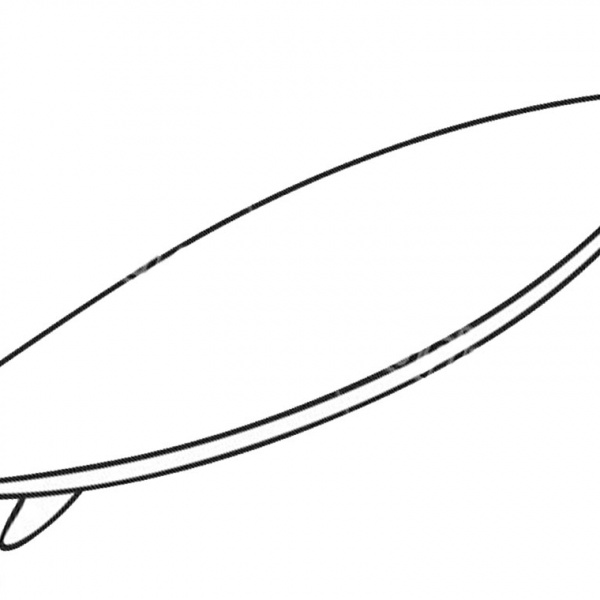 Surfboard Coloring Pages Three Surfboards Pattern - Free Printable ...