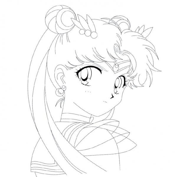 Cute Sailor Moon Coloring Pages - Free Printable Coloring Pages