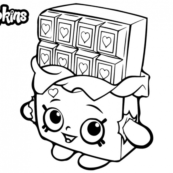 Shopkins Coloring Pages Present - Free Printable Coloring Pages