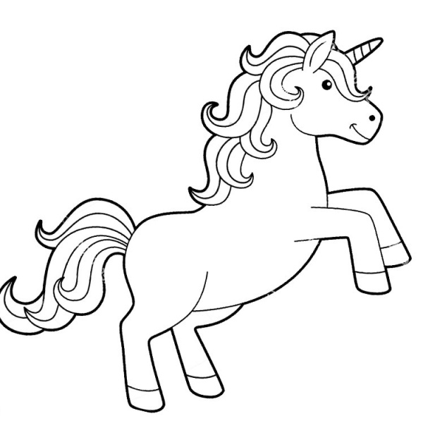 Baby Unicorn Coloring Pages - Free Printable Coloring Pages