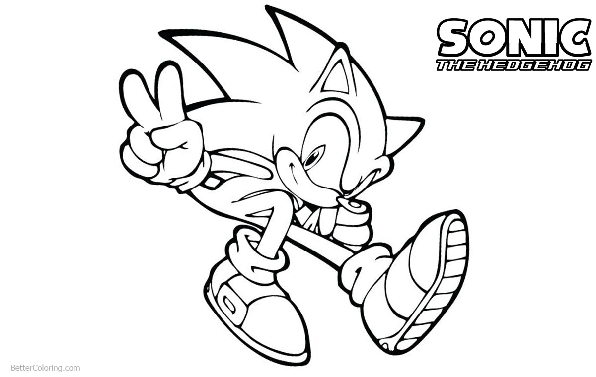 Sonic The Hedgehog Boom Coloring Pages