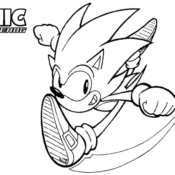 Sonic The Hedgehog Coloring Pages Thumb Up - Free Printable Coloring Pages