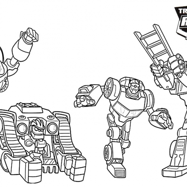 Transformers Rescue Bots Coloring Pages Color by Number - Free ...