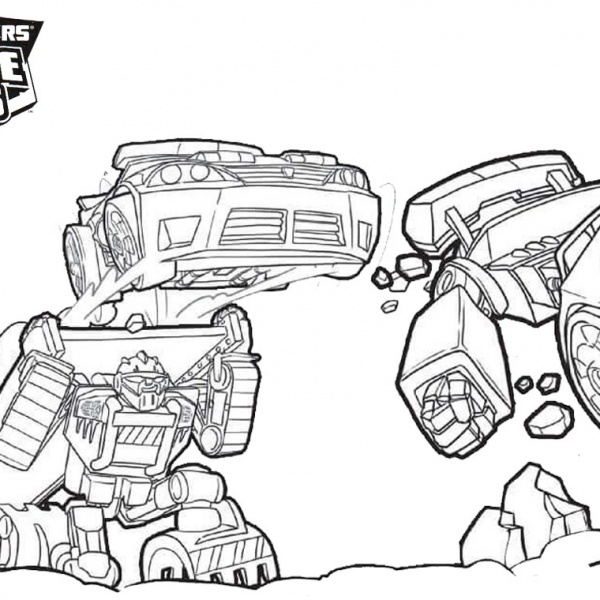 Transformers Rescue Bots Coloring Pages Color by Number - Free ...