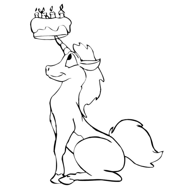 Two Unicorns Coloring Pages with Rainbow - Free Printable Coloring Pages