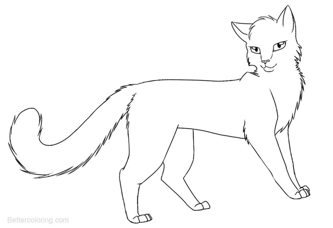 Warrior Cats Coloring Pages Clipart - Free Printable Coloring Pages