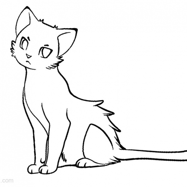 Winged Warrior Cats Coloring Pages - Free Printable Coloring Pages