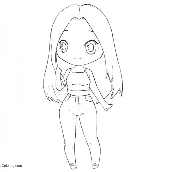 Girly Coloring Pages Shocked Scared Anime Girl by bladeboy05 - Free ...