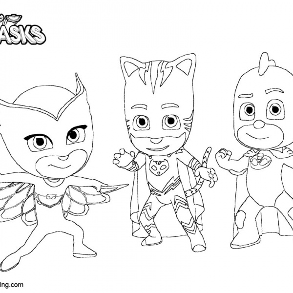 PJ Masks Catboy Coloring Pages Connor Transforms Into Catboy - Free ...