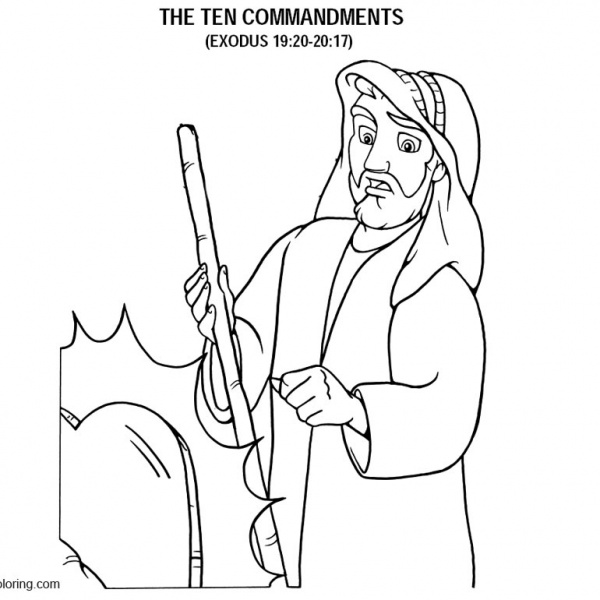 Ten Commandments Coloring Pages - Free Printable Coloring Pages