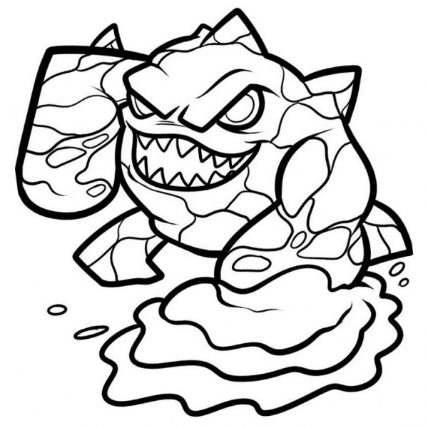 Skylanders Coloring Pages Ghost - Free Printable Coloring Pages