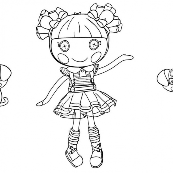 Lalaloopsy Coloring Pages Lineart - Free Printable Coloring Pages