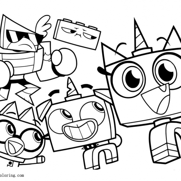 UniKitty Coloring Pages - Free Printable Coloring Pages