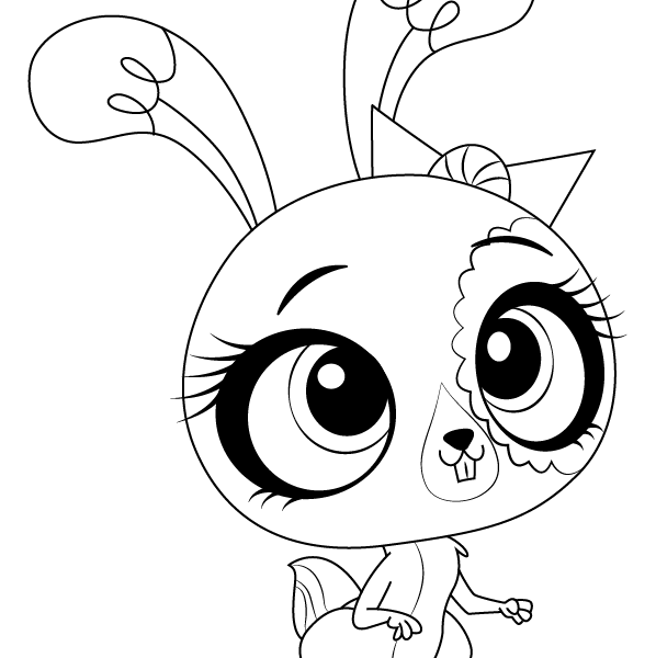Littlest Pet Shop Coloring Pages Scout Kerry - Free Printable Coloring ...